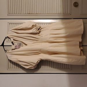 Boohoo size 24 cream off white dress